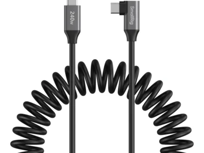 SmallRig 5730 USB-C Datakabel Spiralformad (Rak till Vinklad)