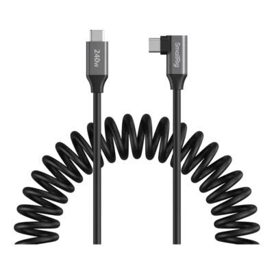 SmallRig 5730 USB-C Datakabel Spiralformad (Rak till Vinklad)