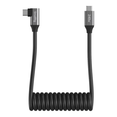 SmallRig 5730 USB-C Data Cable Coiled (Straight to Angled)