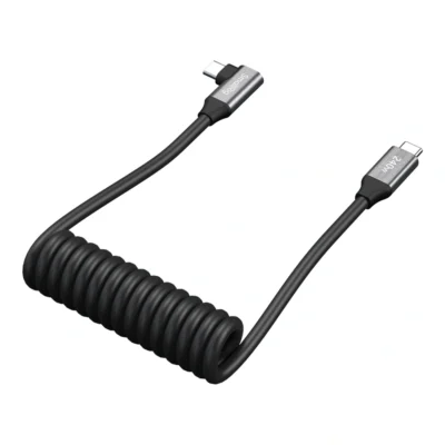 SmallRig 5730 USB-C Data Cable Coiled (Straight to Angled)