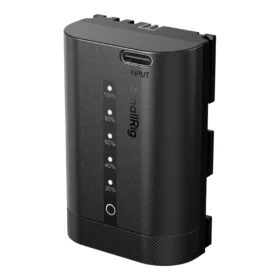 SmallRig 5298 USB-C Kamerabatteri med Batteriindikator för Canon LP-E6P