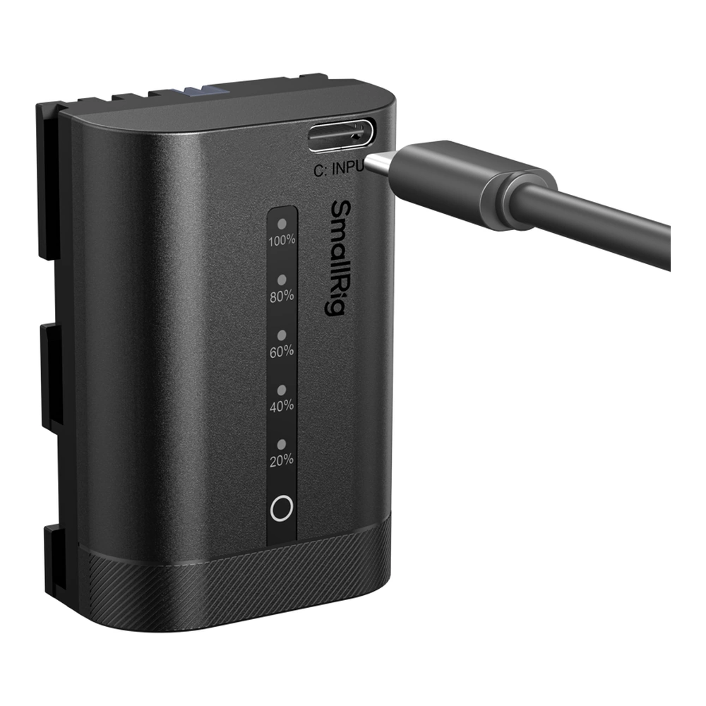 SmallRig 5298 USB-C Camera Battery with Power Display for Canon LP-E6P