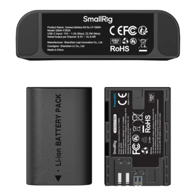 SmallRig 5484 Turbo Charging Kit for LP-E6NH Camera Batteries