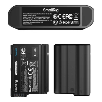 SmallRig 5486 Turbo Charging Kit for EN-EL15c Camera Batteries