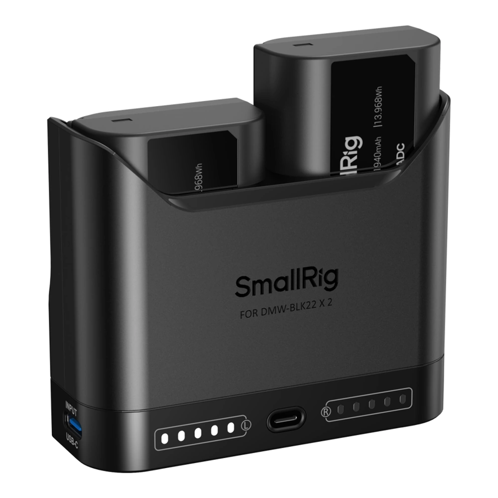 SmallRig 5487 Turbo Charging Kit for DMW-BLK22 Camera Batteries