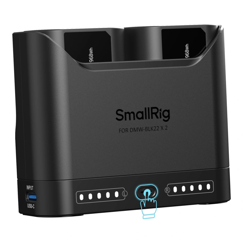 SmallRig 5487 Turbo Charging Kit for DMW-BLK22 Camera Batteries
