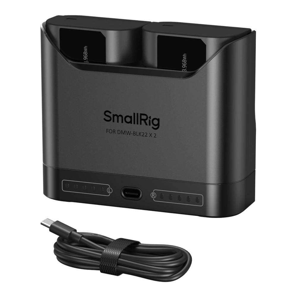 SmallRig 5487 Turbo Charging Kit for DMW-BLK22 Camera Batteries