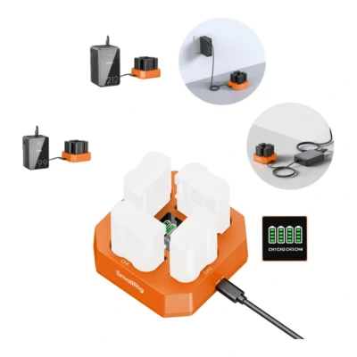 SmallRig 5747 Four-Channel Camera Battery Charger for EN-EL15c