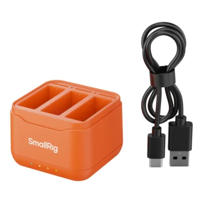 SmallRig 5921 Camera Battery Charger for DJI Action 6 / Action 5 Pro / Osmo 360