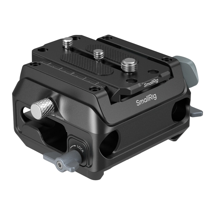SmallRig 5366 Manfrotto-Type Mount Plate Kit with 15mm Dual Rod Clamp, image 2