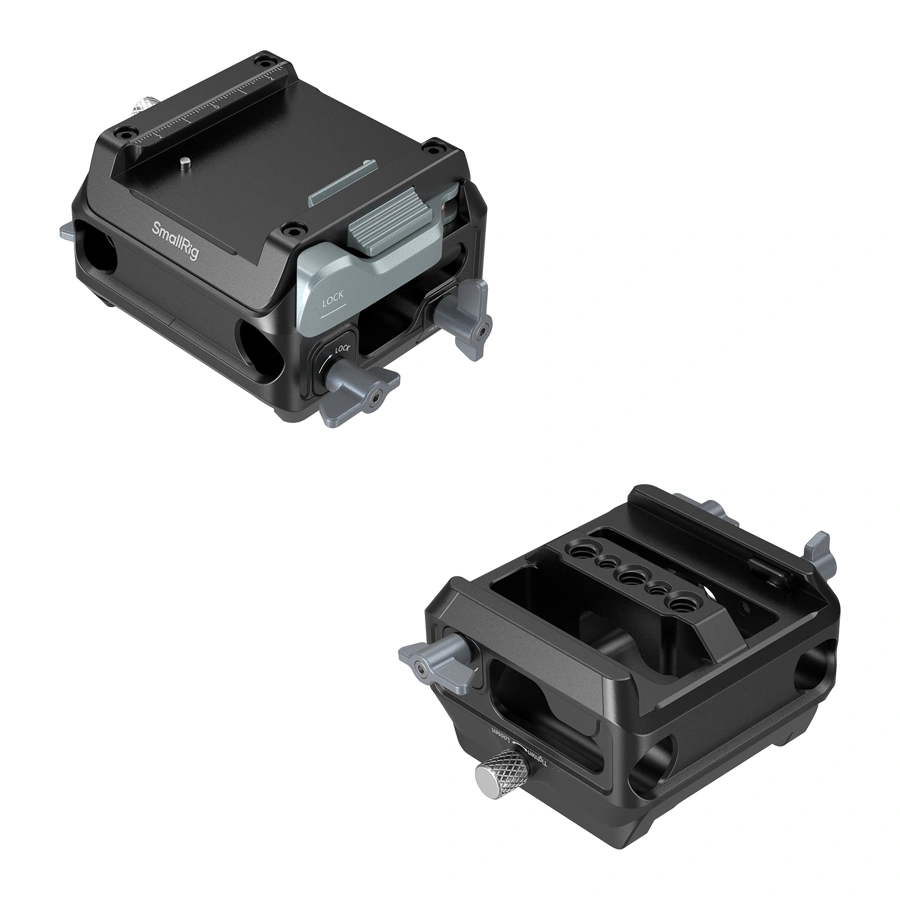 SmallRig 5366 Manfrotto-Type Mount Plate Kit with 15mm Dual Rod Clamp, image 3