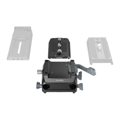 SmallRig 5366 Manfrotto-Type Mount Plate Kit with 15mm Dual Rod Clamp, image 4