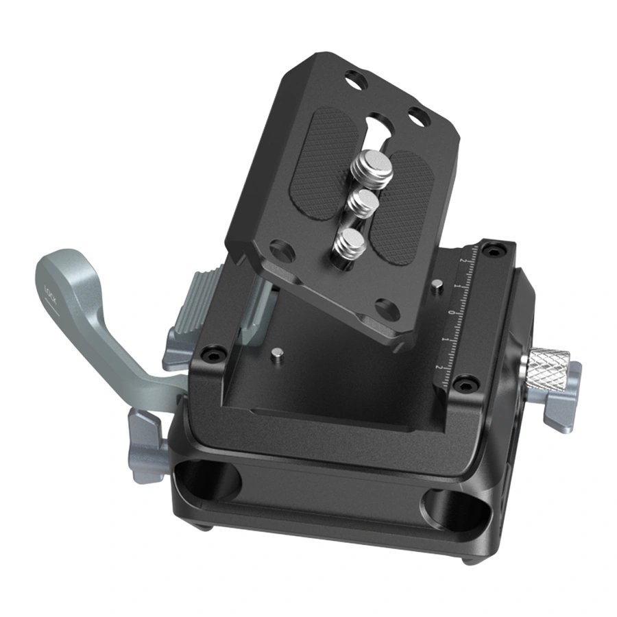SmallRig 5366 Manfrotto-Type Mount Plate Kit with 15mm Dual Rod Clamp, image 5