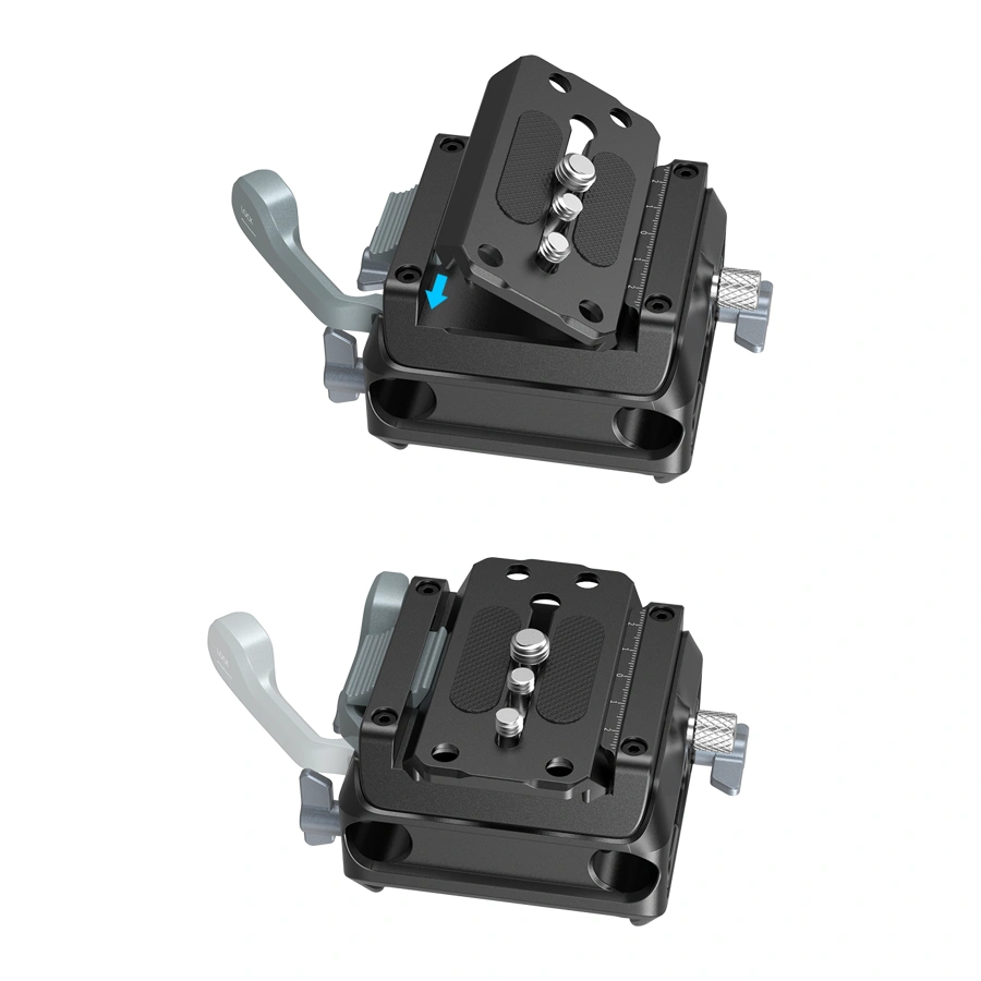 SmallRig 5366 Manfrotto-Type Mount Plate Kit with 15mm Dual Rod Clamp, image 6