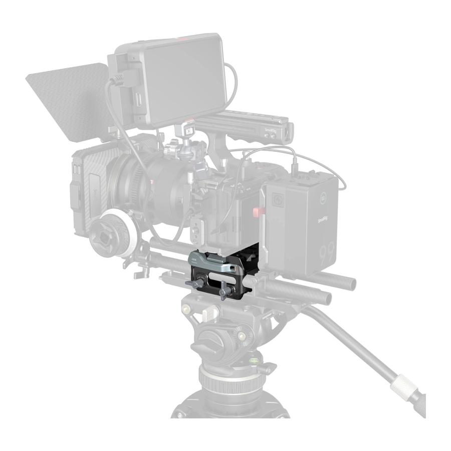 SmallRig 5366 Manfrotto-Type Mount Plate Kit with 15mm Dual Rod Clamp, image 8