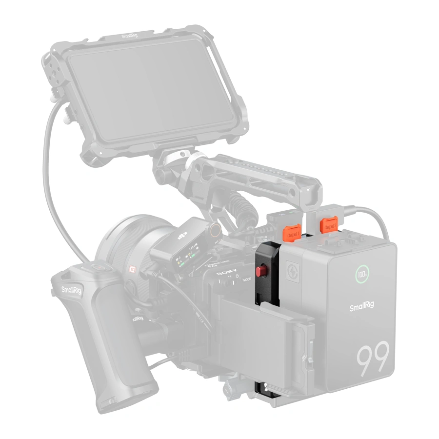 SmallRig 5653 intelligent V-Mount batteriadapterplatta (Basic Edition), bild 8