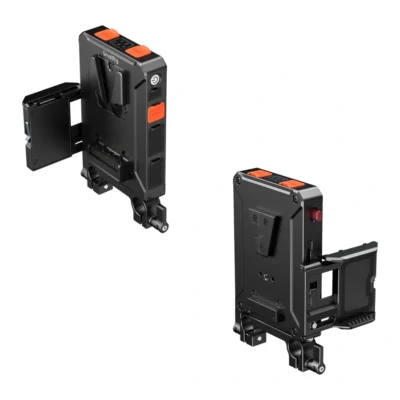 SmallRig 5881 Intelligent V-Mount Battery Adapter Plate with 15mm Dual Rod Clamp, image 4