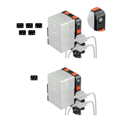SmallRig 5881 Intelligent V-Mount Battery Adapter Plate with 15mm Dual Rod Clamp, image 7