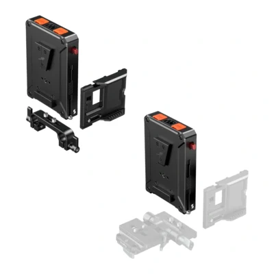 SmallRig 5881 Intelligent V-Mount Battery Adapter Plate with 15mm Dual Rod Clamp, image 8