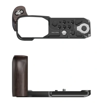 SmallRig 5906 L-Shaped Mount Plate with Wooden Handle for Nikon ZR, image 2