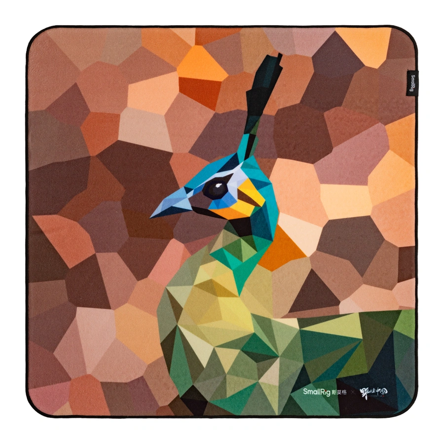 SmallRig 6040 Camera Wrap Wild China Film Series Green Peafowl Pattern