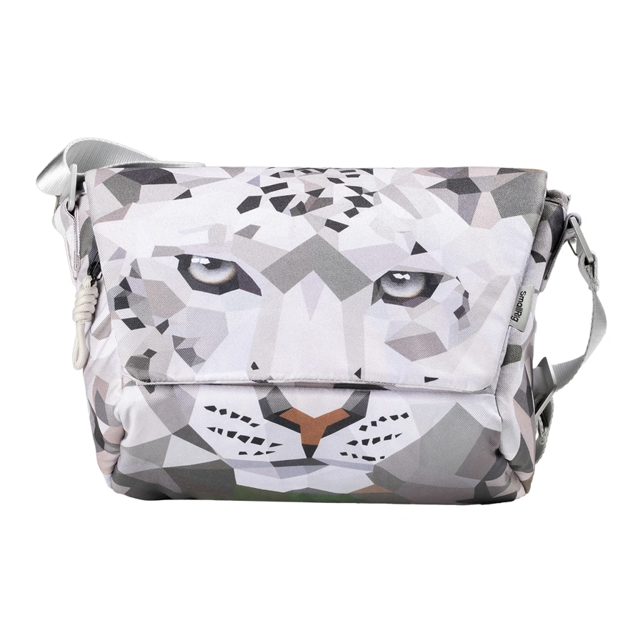 SmallRig 6045 Creative Design Sling Bag (Wild China Film Series med Snow Leopard Pattern)