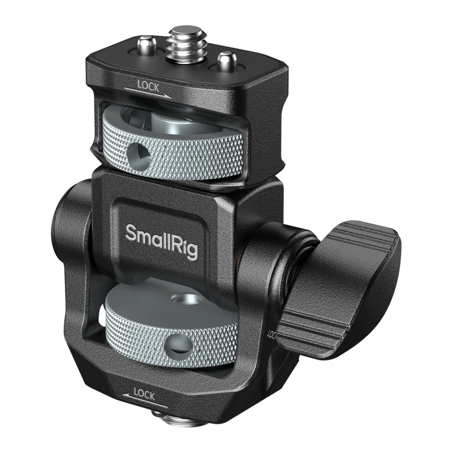 SmallRig 6314 monitorsstöd för horisontell och vertikal fotografering med ARRI 3/8"-16 lokaliseringsskruv